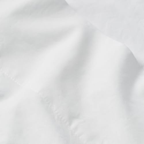 laydown image of Pure Washed Cotton Sheet Set - King