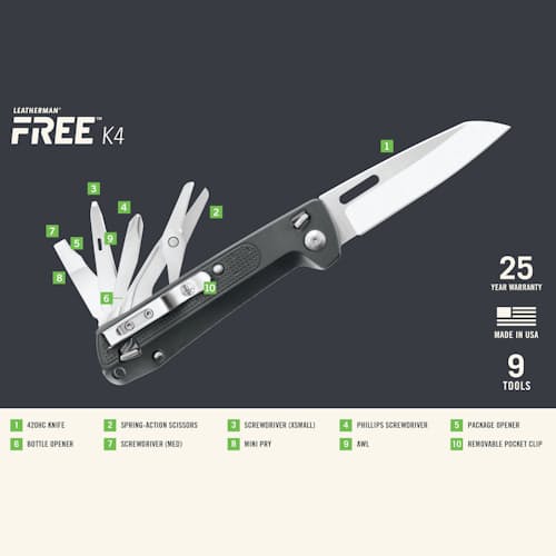 laydown image of FREE K4