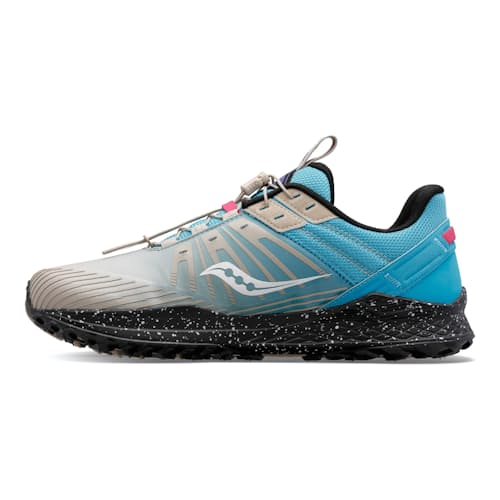 laydown image of Mad River TR2 "Water" Running Shoe