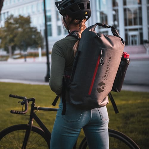 lifestyle image of Seventy2 Survival System Backpack