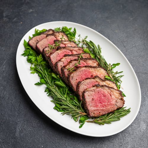 laydown image of American Wagyu Black Grade Manhattan Roast