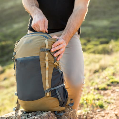 laydown image of In & Out - Packable Backpack - 19L