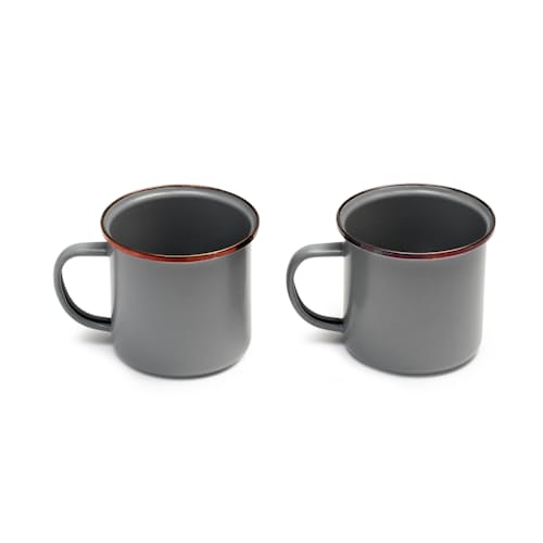 laydown image of Enamel Cup Set