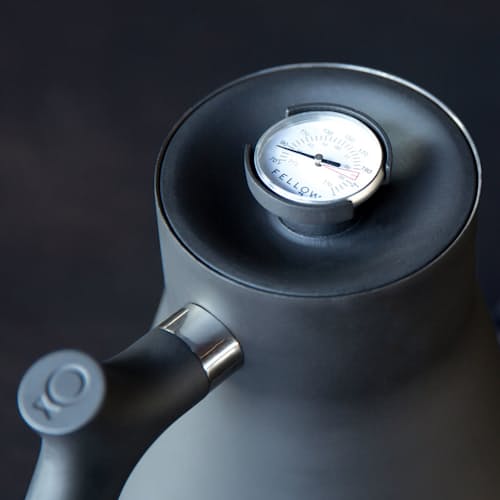 laydown image of Stagg Pour-Over Kettle + Mug