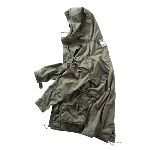 laydown image of Fishtail Parka