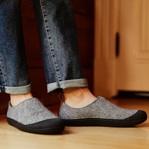 lifestyle image of Wool Outdoor Slipper