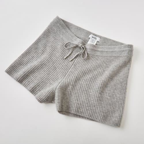 laydown image of Women's Luxe Ribbed Short