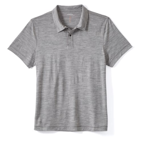 laydown image of 72-Hour Merino Two-Button Polo Shirt