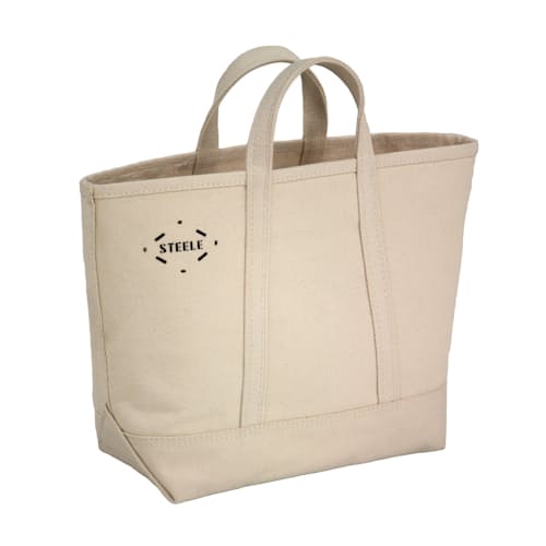 laydown image of Small Natural Canvas Tote