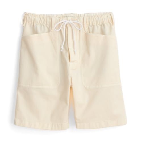 laydown image of Pull on Button Fly Short - 8"