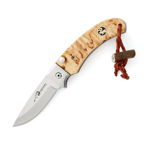 laydown image of Nallo Button Lock Folding Knife