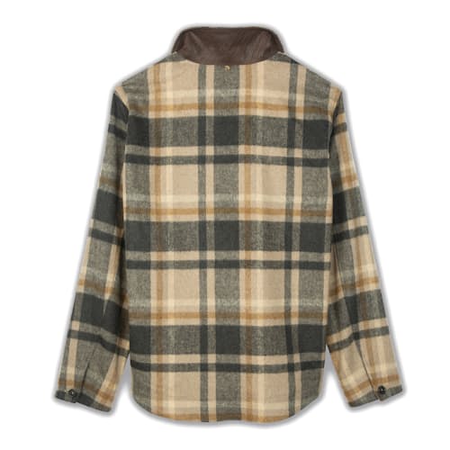 laydown image of Plaid Mo Shirt Jacket
