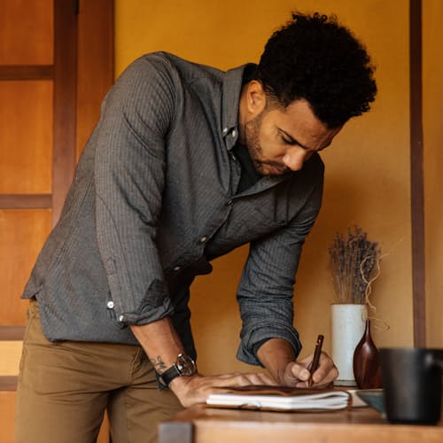 lifestyle image of The Architect Shirt