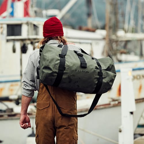 laydown image of Medium Submersible Dry Duffel Bag