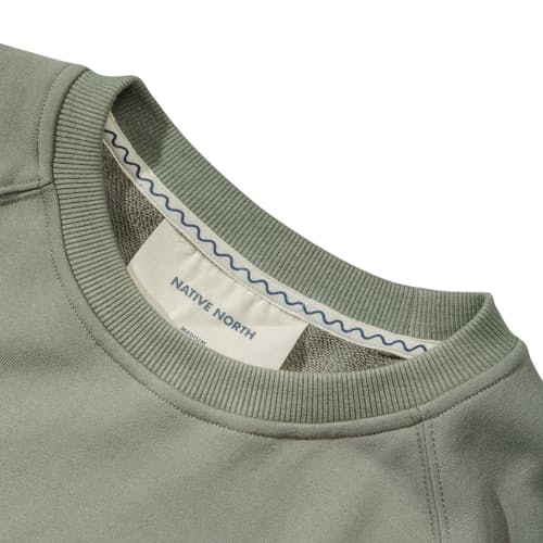 laydown image of L5 Track Crew Neck