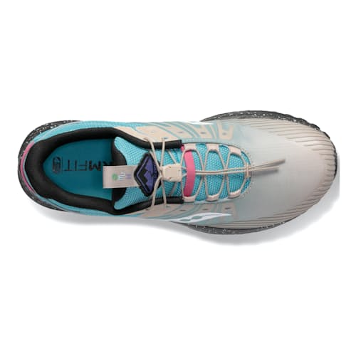 laydown image of Mad River TR2 "Water" Running Shoe
