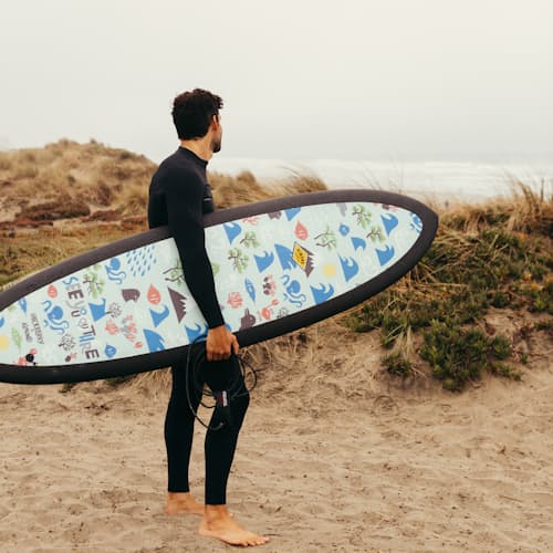 laydown image of R-Series 6'4" - Huckberry x Yusuke Hanai Exclusive