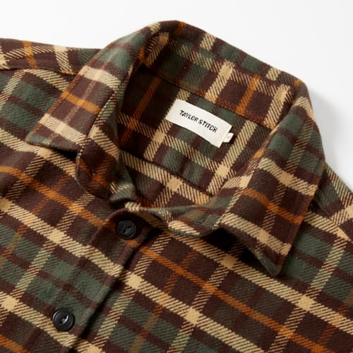 laydown image of The Crater Flannel Shirt - Exclusive
