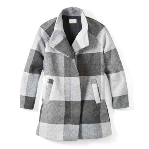 laydown image of Women's Stephanie Cocoon Coat