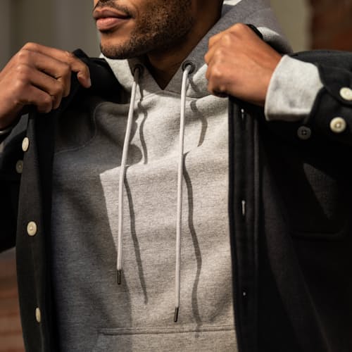 laydown image of 10-Year Pullover Hoodie