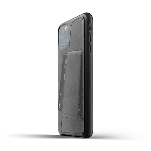 laydown image of Leather iPhone 11 Pro Max Wallet Case