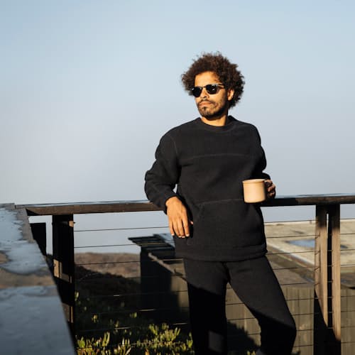 laydown image of Dawn Patrol Fleece Crew