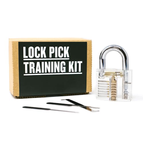 laydown image of Lock Pick Training Kit