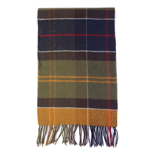 laydown image of Barbour Inverness Tartan Scarf