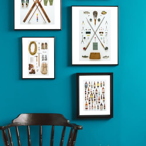 laydown image of Montana Beer History Art Print