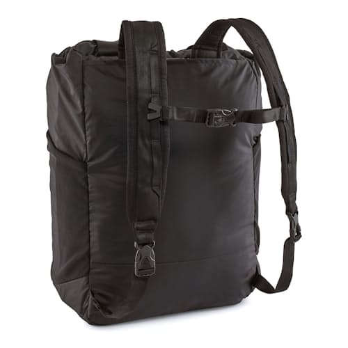 laydown image of Ultralight Black Hole Tote Pack - 27L