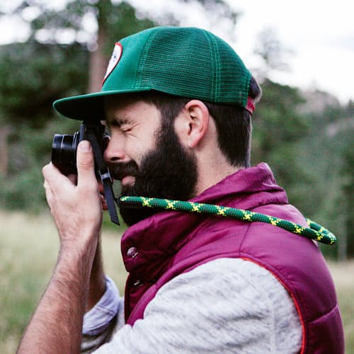 laydown image of Climbing Rope Camera Strap