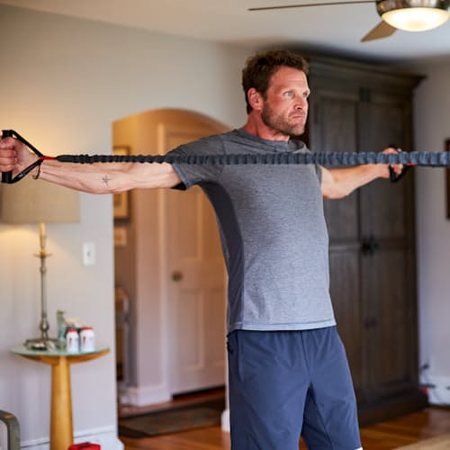 laydown image of Handle Resistance Bands Kit