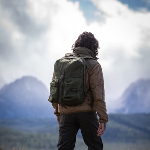 laydown image of Ripstop Nylon Backpack