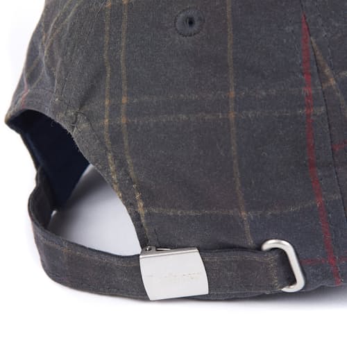 laydown image of Barbour Darwin Wax Tartan Hat