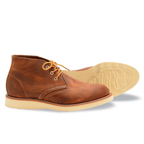 laydown image of Work Chukka Boot