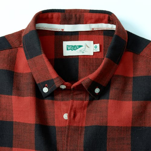 laydown image of Slub Flannel