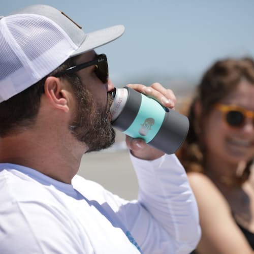 laydown image of The Non-Tipping Can Cooler