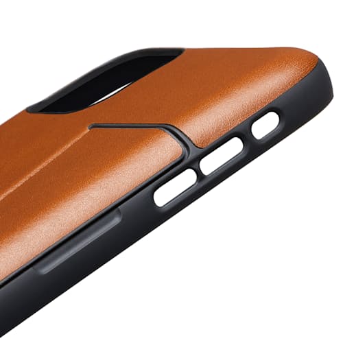 laydown image of iPhone 11 Pro Max Leather 3 - Card Case