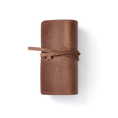 laydown image of Sidekick Leather Cord Wrap