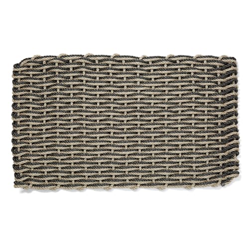 laydown image of Hand Woven Lobster Rope Doormat - Standard