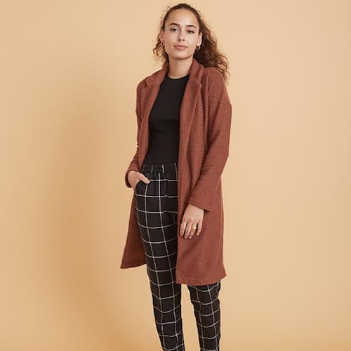 laydown image of Women's Birdseye Coat