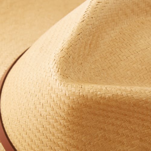 laydown image of Limestone Straw Hat