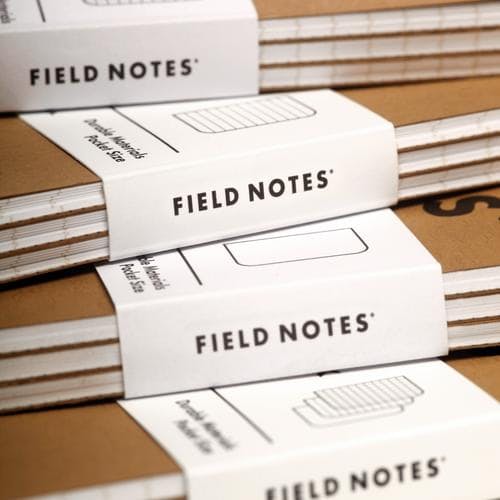 laydown image of Field Notes Leather Folio