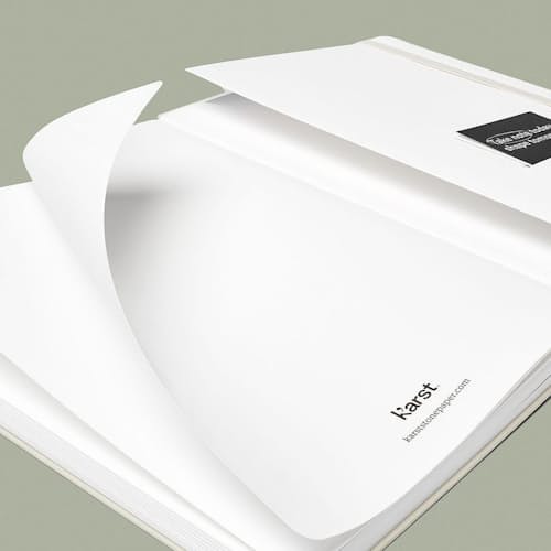 laydown image of Hardcover Notebook A5