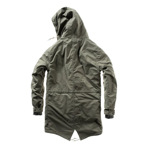 laydown image of Fishtail Parka