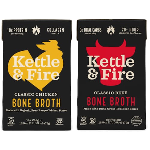 laydown image of Bone Broth - Mixed Pack (6)