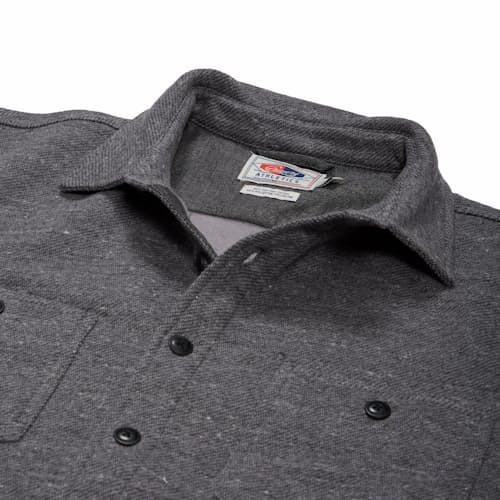 laydown image of Baywater Fleece Shirt Jacket