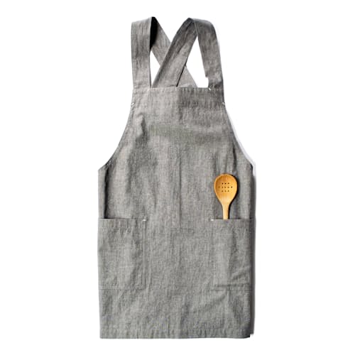 laydown image of Chambray Smock Apron