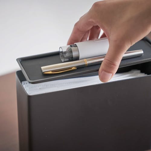 lifestyle image of Tower Magnet Mask Storage