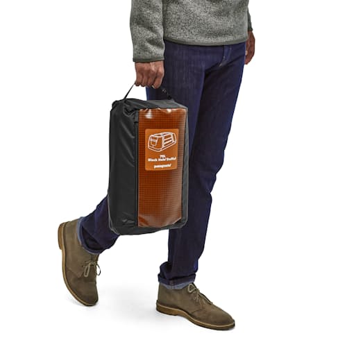 laydown image of Black Hole Duffel 70L